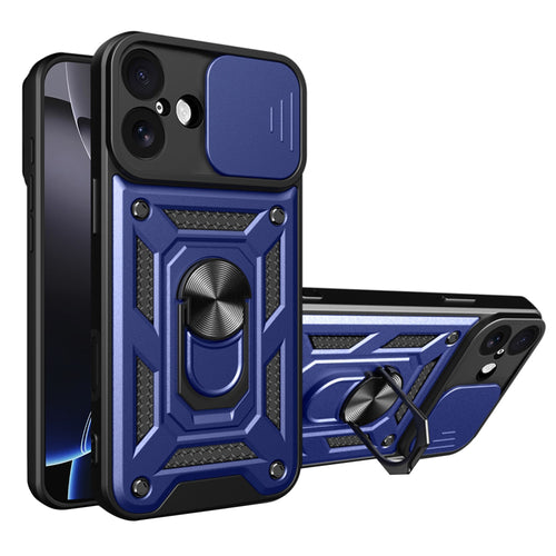 Husa pentru iPhone 17, Techsuit CamShield Series, albastru