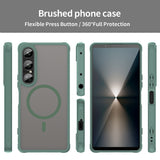 Husa pentru Sony Xperia 1 VII, Techsuit HaloFrost II MagSafe, mov