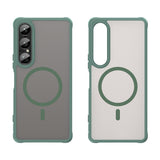 Husa pentru Sony Xperia 1 VII, Techsuit HaloFrost II MagSafe, mov