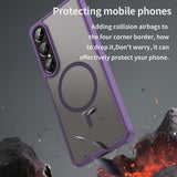 Husa pentru Sony Xperia 1 VII, Techsuit HaloFrost II MagSafe, mov