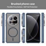 Husa pentru Xiaomi 15 Ultra, Techsuit HaloFrost II MagSafe, bleumarin
