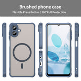 Husa pentru Samsung Galaxy A07 4G, Techsuit HaloFrost II MagSafe, bleumarin