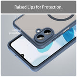 Husa pentru Samsung Galaxy A07 4G, Techsuit HaloFrost II MagSafe, bleumarin