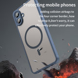 Husa pentru Samsung Galaxy A07 4G, Techsuit HaloFrost II MagSafe, bleumarin