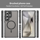 Husa pentru Samsung Galaxy S24 Ultra, Techsuit HaloFrost II MagSafe, mov