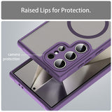 Husa pentru Samsung Galaxy S24 Ultra, Techsuit HaloFrost II MagSafe, mov