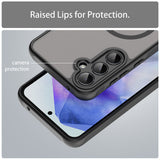 Husa pentru Samsung Galaxy A35 5G, Techsuit HaloFrost II MagSafe, mov