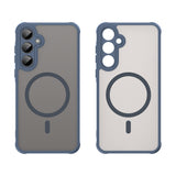 Husa pentru Samsung Galaxy A35 5G, Techsuit HaloFrost II MagSafe, bleumarin