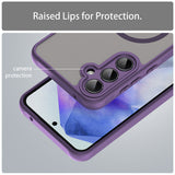 Husa pentru Samsung Galaxy A35 5G, Techsuit HaloFrost II MagSafe, mov