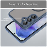 Husa pentru Samsung Galaxy A55 5G, Techsuit HaloFrost II MagSafe, bleumarin