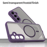 Husa pentru Samsung Galaxy A55 5G, Techsuit HaloFrost II MagSafe, mov