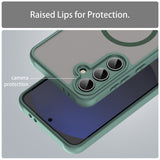 Husa pentru Samsung Galaxy S24 FE, Techsuit HaloFrost II MagSafe, mov