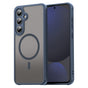 Husa pentru Samsung Galaxy S24 FE, Techsuit HaloFrost II MagSafe, bleumarin