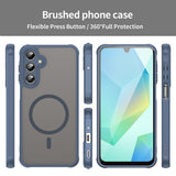 Husa pentru Samsung Galaxy A16 4G, Techsuit HaloFrost II MagSafe, bleumarin