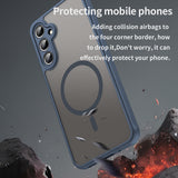 Husa pentru Samsung Galaxy A16 4G, Techsuit HaloFrost II MagSafe, bleumarin