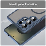 Husa pentru Samsung Galaxy S25 Ultra, Techsuit HaloFrost II MagSafe, bleumarin