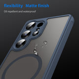 Husa pentru Samsung Galaxy S25 Ultra, Techsuit HaloFrost II MagSafe, bleumarin