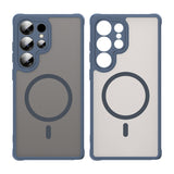 Husa pentru Samsung Galaxy S25 Ultra, Techsuit HaloFrost II MagSafe, bleumarin