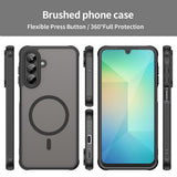Husa pentru Samsung Galaxy A26 5G, Techsuit HaloFrost II MagSafe, auriu
