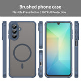 Husa pentru Samsung Galaxy A26 5G, Techsuit HaloFrost II MagSafe, bleumarin