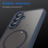 Husa pentru Samsung Galaxy A26 5G, Techsuit HaloFrost II MagSafe, bleumarin
