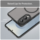 Husa pentru Samsung Galaxy S25 Edge, Techsuit HaloFrost II MagSafe, mov