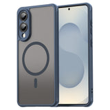 Husa pentru Samsung Galaxy S25 Edge, Techsuit HaloFrost II MagSafe, bleumarin