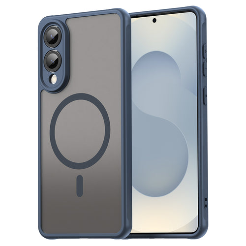 Husa pentru Samsung Galaxy S25 Edge, Techsuit HaloFrost II MagSafe, bleumarin