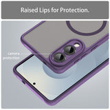 Husa pentru Samsung Galaxy S25 Edge, Techsuit HaloFrost II MagSafe, mov