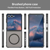 Husa pentru Samsung Galaxy Z Flip7, Techsuit HaloFrost II MagSafe, mov