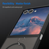 Husa pentru Samsung Galaxy Z Flip7, Techsuit HaloFrost II MagSafe, mov