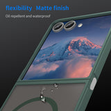 Husa pentru Samsung Galaxy Z Flip7, Techsuit HaloFrost II MagSafe, mov