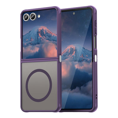 Husa pentru Samsung Galaxy Z Flip7, Techsuit HaloFrost II MagSafe, mov