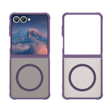 Husa pentru Samsung Galaxy Z Flip7, Techsuit HaloFrost II MagSafe, mov