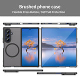 Husa pentru Samsung Galaxy Z Fold7, Techsuit HaloFrost II MagSafe, mov