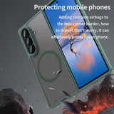 Husa pentru Samsung Galaxy Z Fold7, Techsuit HaloFrost II MagSafe, mov