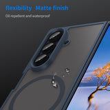 Husa pentru Samsung Galaxy Z Fold7, Techsuit HaloFrost II MagSafe, bleumarin