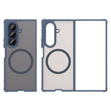 Husa pentru Samsung Galaxy Z Fold7, Techsuit HaloFrost II MagSafe, bleumarin