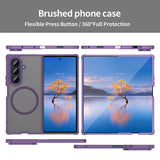 Husa pentru Samsung Galaxy Z Fold7, Techsuit HaloFrost II MagSafe, mov