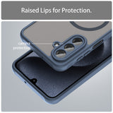 Husa pentru Samsung Galaxy A17 5G, Techsuit HaloFrost II MagSafe, bleumarin