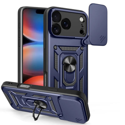 Husa pentru iPhone 17 Pro, Techsuit CamShield Series, albastru