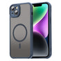 Husa pentru iPhone 14 Plus, Techsuit HaloFrost II MagSafe, bleumarin