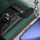 Husa pentru iPhone 17 Air, Techsuit CamShield Series, albastru