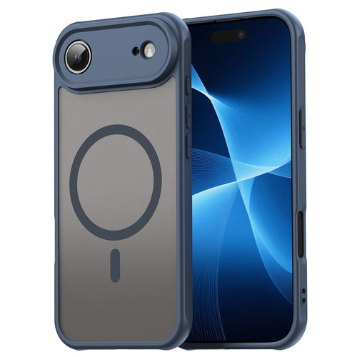 Husa pentru iPhone 17 Air, Techsuit HaloFrost II MagSafe, bleumarin