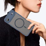 Husa pentru iPhone 17 Air, Techsuit HaloFrost II MagSafe, bleumarin