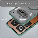 Husa pentru Nothing Phone (3a), Techsuit HaloFrost II MagSafe, mov