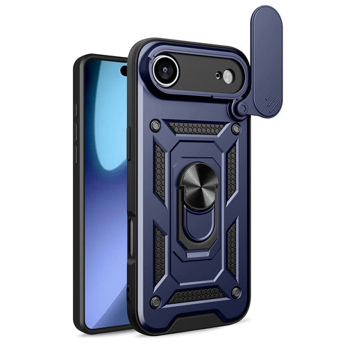 Husa pentru iPhone 17 Air, Techsuit CamShield Series, albastru