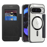 Husa pentru Google Pixel 10, Techsuit SmartMag Book Case, albastru