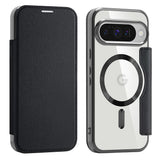 Husa pentru Google Pixel 10, Techsuit SmartMag Book Case, albastru