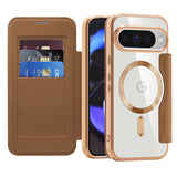 Husa pentru Google Pixel 10, Techsuit SmartMag Book Case, albastru